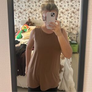 Zenana Outfitters Brown Tank Top
